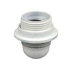 Product thumbnail Fitting E27 wit + schroefdraad + ring