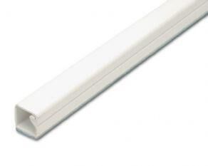 Product thumbnail Veltkamp plakgoot wit 2 meter 12mm x 12mm
