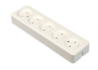 Product thumbnail Tafelcontactdoos 5V schroefbaar wit