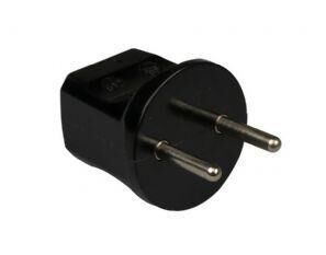 Product thumbnail Stekker zonder randaarde zwart