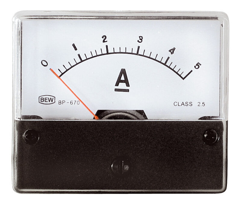 Product thumbnail PANEELMETER ANALOOG 5Adc