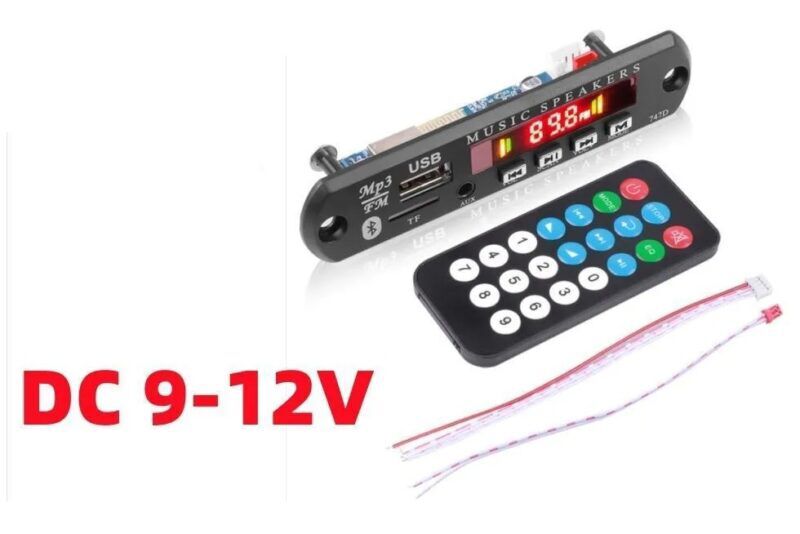 Product thumbnail MP3-speler Module Bluetooth/MP3/USB/FM/AUX + Afstandsbediening