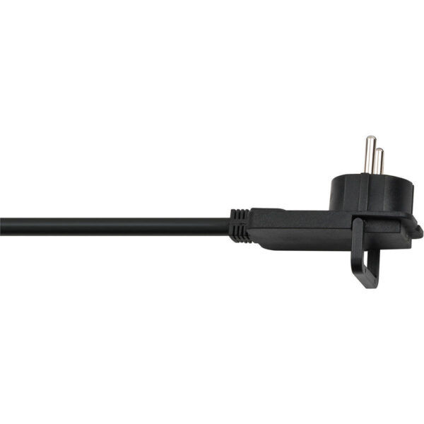 6-voudige stekkerdoos randaarde 2 meter zwart 3x1.5 mm² - Afbeelding 4