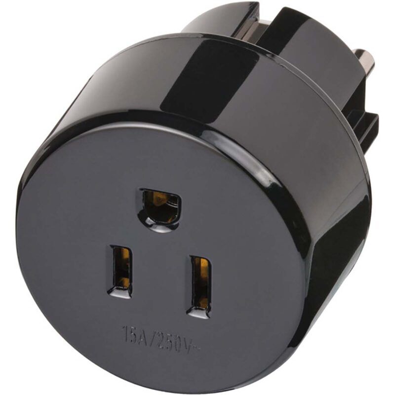 Product thumbnail Reisadapter Amerika / Japan naar Europa Geaard