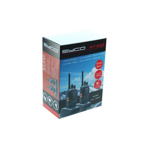 WT-220 Portable PMR446 Radio - Afbeelding 2