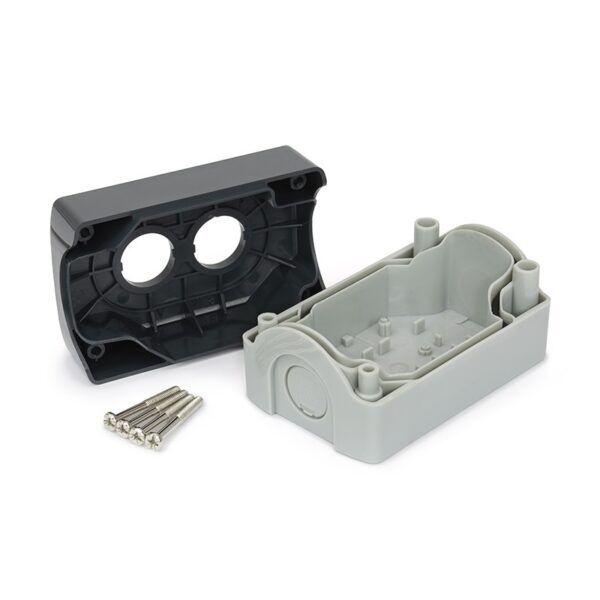 SCHAKELAAR BEHUIZING DUBBEL GAT 22mm - Afbeelding 2