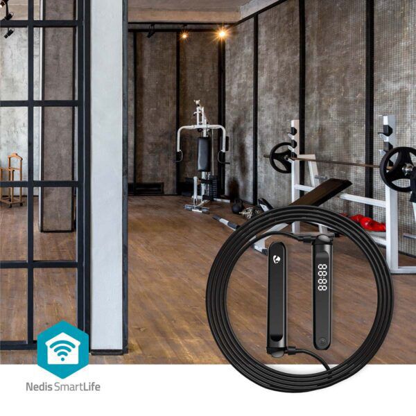 SmartLife Buitensport | Springtouw | Bluetooth | Zwart - Afbeelding 9