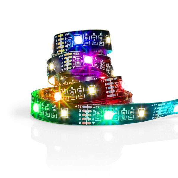SmartLife LED Strip | Bluetooth | RGB / Warm Wit | 2 mtr | IP20 | 2700 K | 380LM - Afbeelding 7