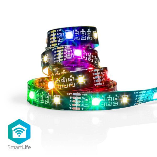 SmartLife LED Strip | Bluetooth | RGB / Warm Wit | 2 mtr | IP20 | 2700 K | 380LM