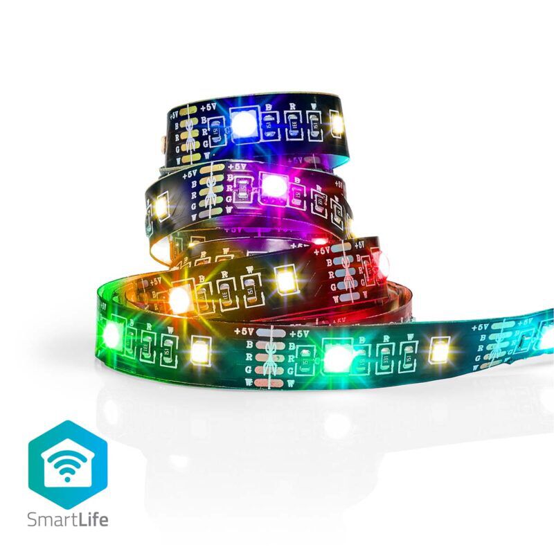 Product thumbnail SmartLife LED Strip | Bluetooth | RGB / Warm Wit | 2 mtr | IP20 | 2700 K | 380LM