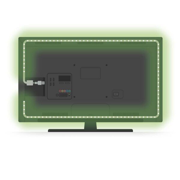 SmartLife LED Strip | Bluetooth | RGB / Warm Wit | 2 mtr | IP20 | 2700 K | 380LM - Afbeelding 4