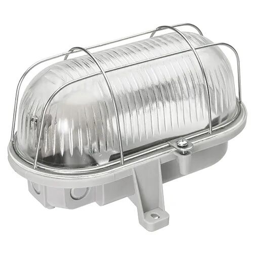 Product thumbnail Bulleye 25W E27 glas + stalen korf IP44 grijs