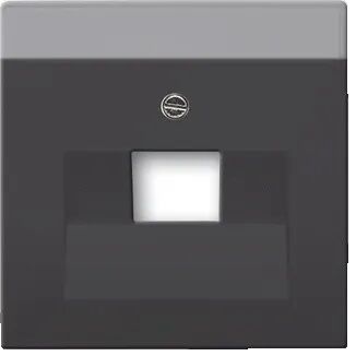 Product thumbnail Busch-Jaeger Centraalplaat RJ45 1-voudig Future Linear Mat Zwart