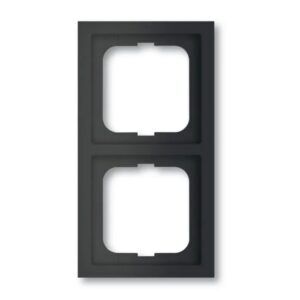 Busch-Jaeger Afdekraam 2-voudig Future Linear Mat Zwart