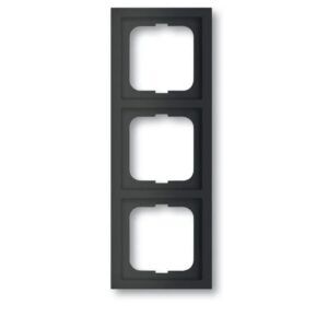 Busch-Jaeger Afdekraam 3-voudig Future Linear Mat Zwart