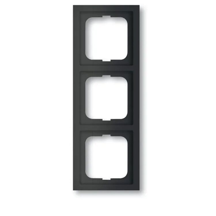 Product thumbnail Busch-Jaeger Afdekraam 3-voudig Future Linear Mat Zwart