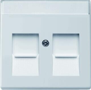 Product thumbnail Busch-Jaeger Centraalplaat RJ45 1-voudig Future Linear Glans Wit