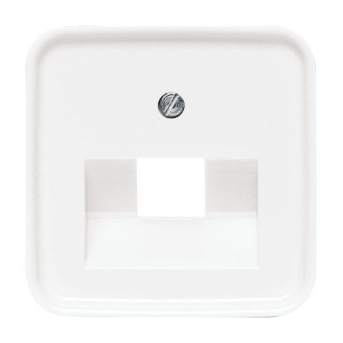 Product thumbnail Busch-Jaeger Centraalplaat RJ45 1-voudig SI Reflex Alpinwit