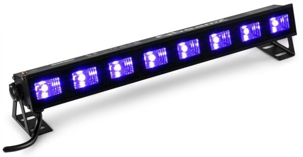 BeamZ BUVW83 LED BAR met 8 UV / warm witte LED's - 30W
