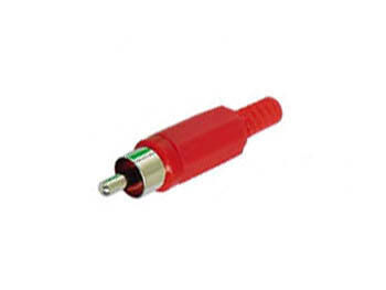 Product thumbnail MANNELIJKE RCA PLUG - ROOD