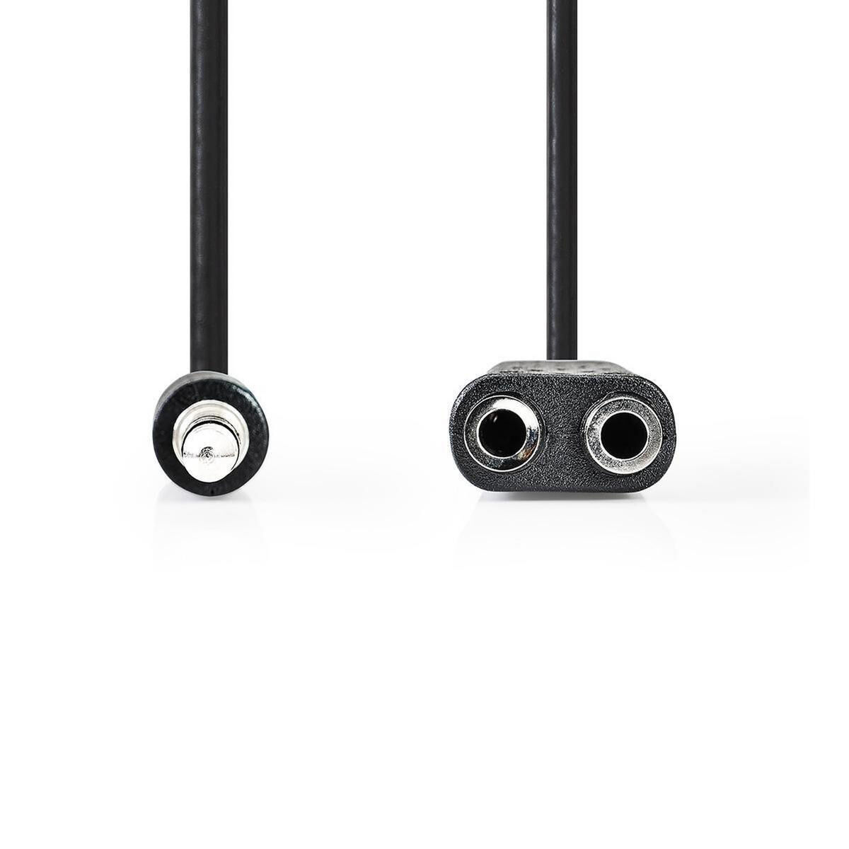 Jack-Audiosplitter | 3,5mm Male - 2 x 3,5mm Female | 0.20 meter - Afbeelding 2