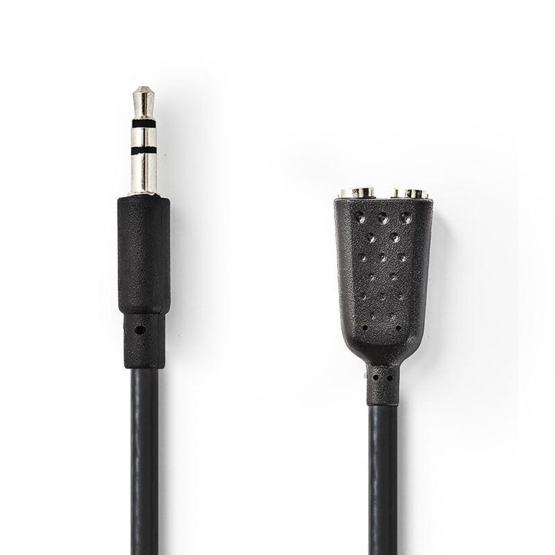 Product thumbnail Jack-Audiosplitter | 3,5mm Male - 2x 3,5mm Female | 0.20 meter