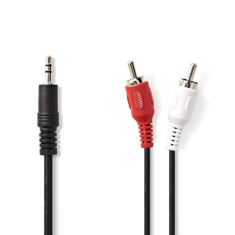 Product thumbnail Stereo-Audiokabel | 3,5 mm Male - 2x RCA Male | 10 meter