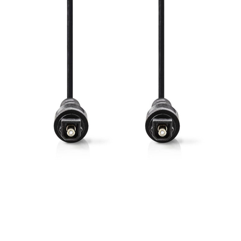 Product thumbnail Optische Audiokabel | TosLink Male - TosLink Male | 1 meter | Zwart