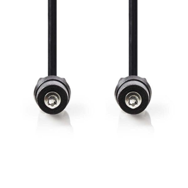 Stereo-Audiokabel | 2,5mm Male - 2,5mm Male | 1 meter | Zwart