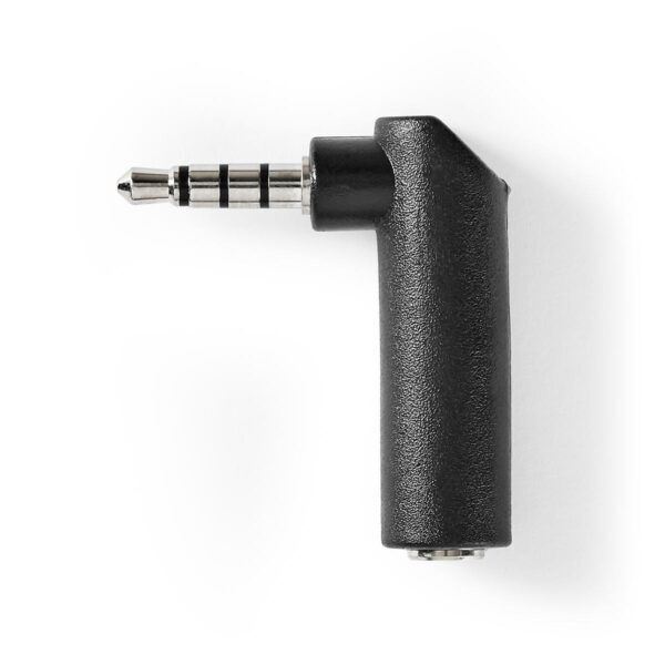 Stereo-Audioadapter | 3,5 mm Male - 3,5 mm Female | 90 Gehoekt | 4-Polig | - Afbeelding 3