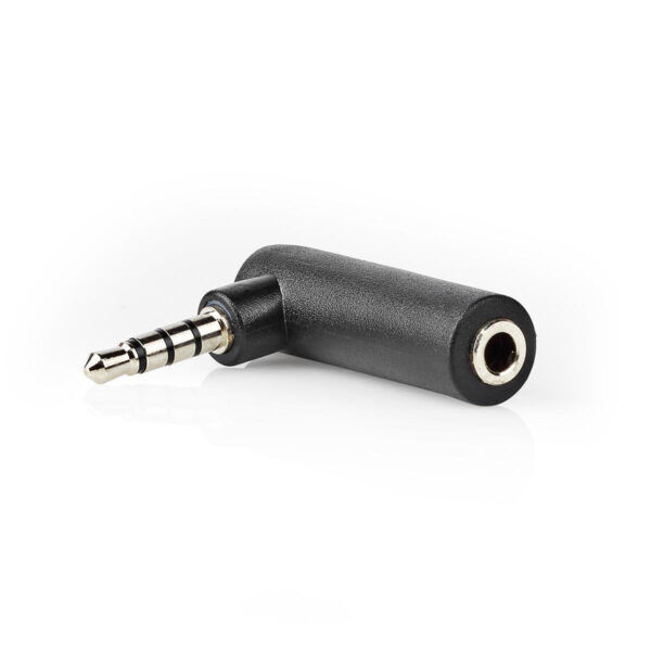 Stereo-Audioadapter | 3,5 mm Male - 3,5 mm Female | 90 Gehoekt | 4-Polig | - Afbeelding 4