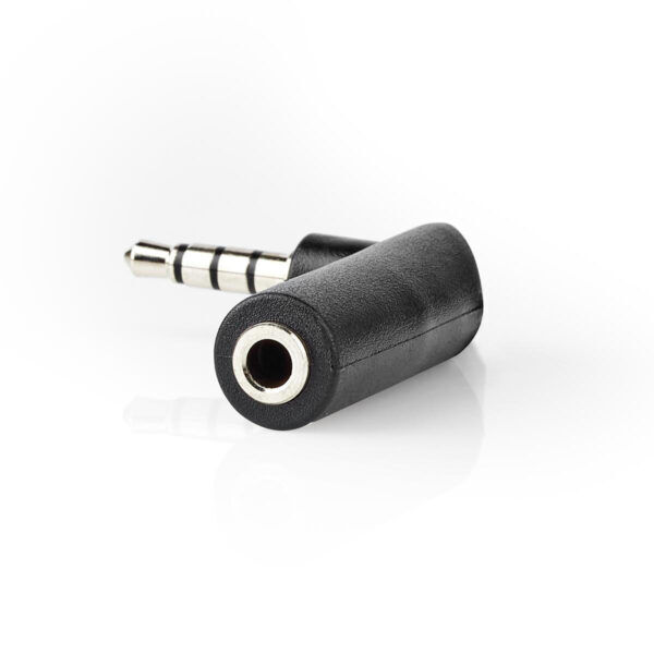 Stereo-Audioadapter | 3,5 mm Male - 3,5 mm Female | 90 Gehoekt | 4-Polig | - Afbeelding 5