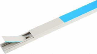 Product thumbnail Canalit Systeem P25 Leidingkanaal crème wit per meter