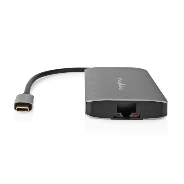 USB Multi-Port Docking Station | USB 3.2 Gen 1 | USB-C Male | HDMI Output / Micro SD / RJ45 Female / SD / USB-C Female / 3x USB-A Female - Afbeelding 3