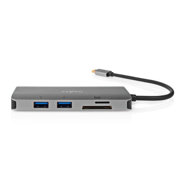 USB Multi-Port Docking Station | USB 3.2 Gen 1 | USB-C Male | HDMI Output / Micro SD / RJ45 Female / SD / USB-C Female / 3x USB-A Female - Afbeelding 4