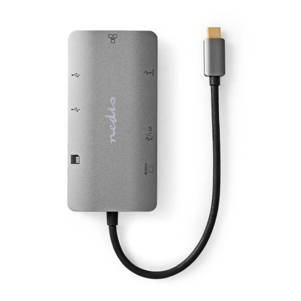 USB Multi-Port Docking Station | USB 3.2 Gen 1 | USB-C Male | HDMI Output / Micro SD / RJ45 Female / SD / USB-C Female / 3x USB-A Female - Afbeelding 5