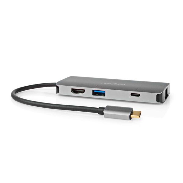 USB Multi-Port Docking Station | USB 3.2 Gen 1 | USB-C Male | HDMI Output / Micro SD / RJ45 Female / SD / USB-C Female / 3x USB-A Female - Afbeelding 6