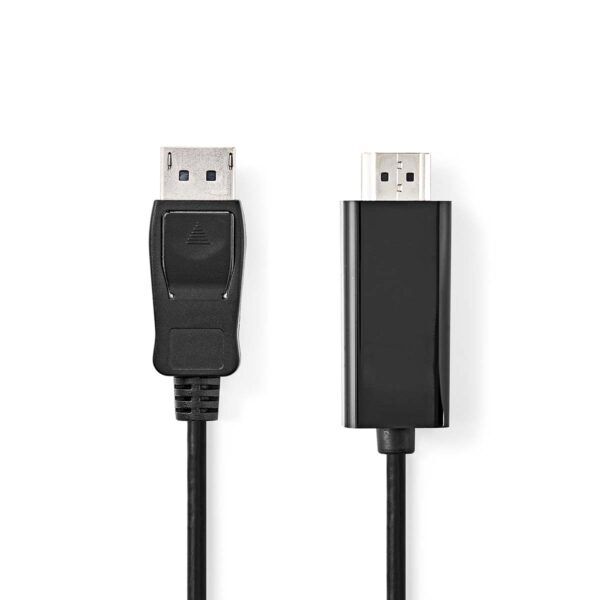 DisplayPort naar HDMI™-Kabel  | 4K@30Hz | 3 meter | zwart - Afbeelding 4