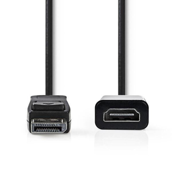 DisplayPort-HDMI-Adapterkabel | DisplayPort Male | HDMI female | 4K@30Hz | 0.20 meter