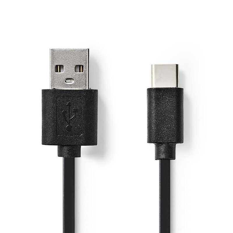 Product thumbnail USB 2.0 Kabel | USB-C male naar USB-A male | 60 W | 480 Mbps | 1 meter