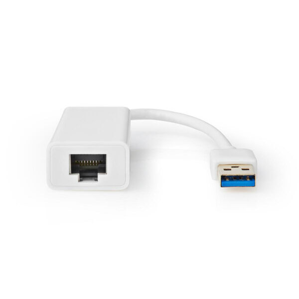 USB 3.0-Adapter | USB-A Male - RJ45 Female | 1 Gbit | 0,2 m | Wit - Afbeelding 2