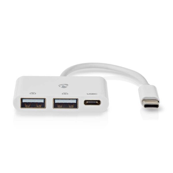 USB-Hub | 1x USB-C | 1x USB-C / 2x USB 2.0 A Female | 3 poort(en) | USB Gevoed - Afbeelding 2
