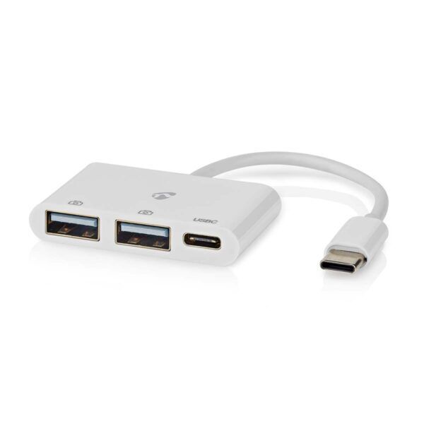 USB-Hub | 1x USB-C | 1x USB-C / 2x USB 2.0 A Female | 3 poort(en) | USB Gevoed