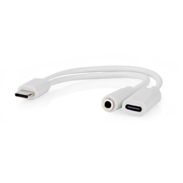USB-C 2.0 Adapter | USB-C Male | USB-C Female / 3,5 mm Female | 0.10 meter - Afbeelding 3