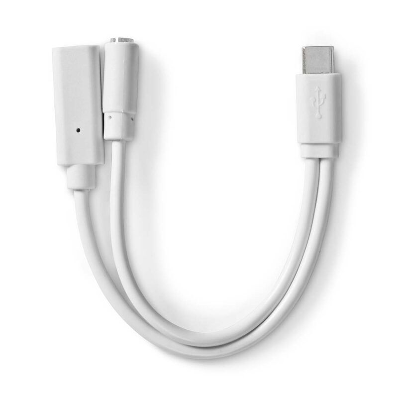 Product thumbnail USB-C 2.0 Adapter | USB-C Male | USB-C Female / 3,5 mm Female | 0.10 meter