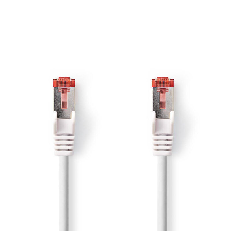 Product thumbnail CAT6 Netwerkkabel | RJ45 Male | RJ45 Male | FTP | 1 meter | Wit