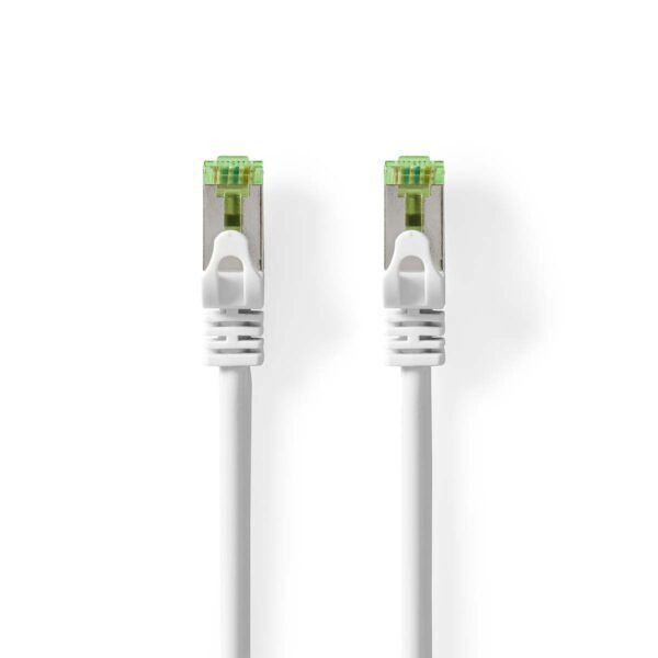 CAT7 Netwerkkabel | S/FTP | RJ45 Male | RJ45 Male | 3.00 m | Snagless | Rond | LSZH | Wit | Doos - Afbeelding 2