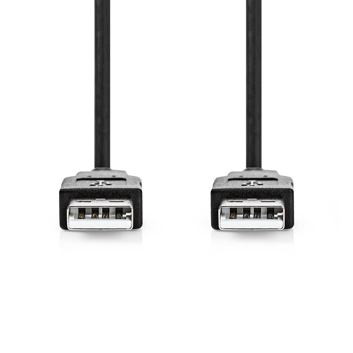 USB 2.0 Kabel | USB-A Male | USB-A Male | 1 meter - Afbeelding 2