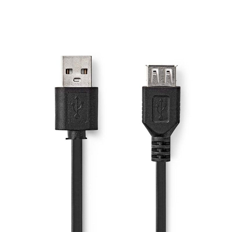 Product thumbnail USB 2.0 Verlengkabel | USB-A Male | USB-A Female | 2 meter