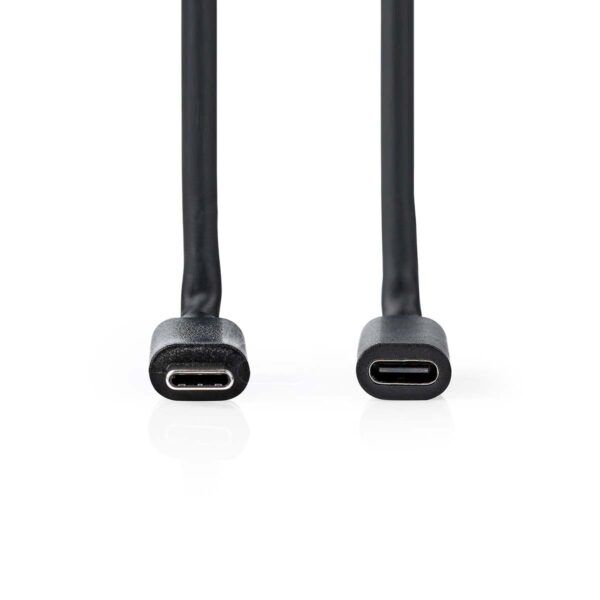 USB 3.2 Gen1 Verlengkabel | USB-C Male | USB-C Female | 4K@60Hz | 2 meter - Afbeelding 2